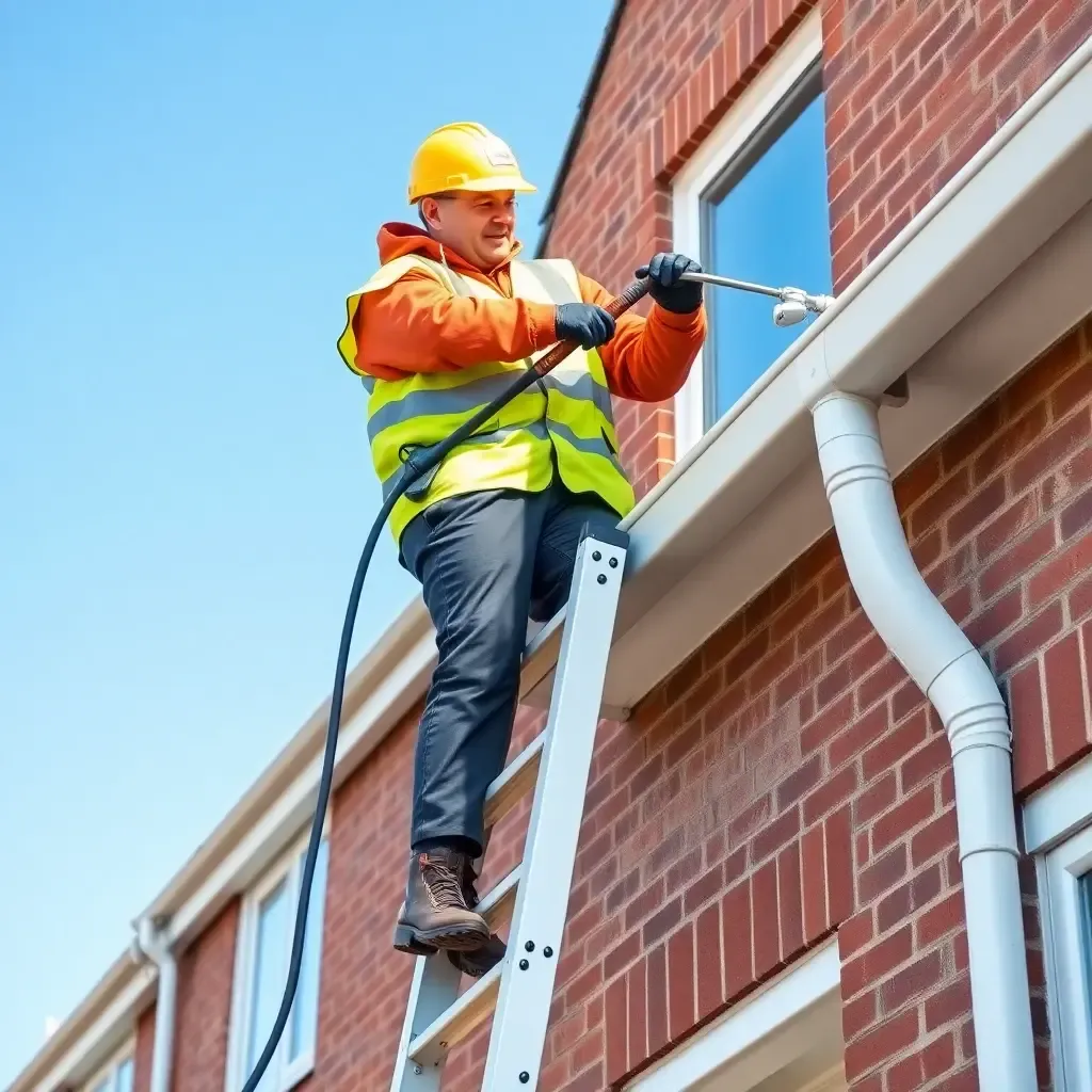 Professional gutter cleaning service