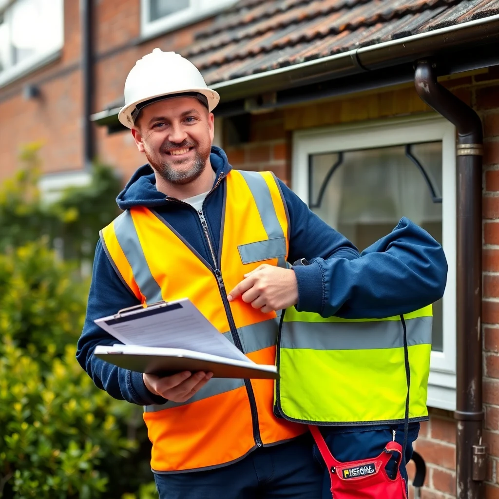 Gutter cleaning in Cardiff